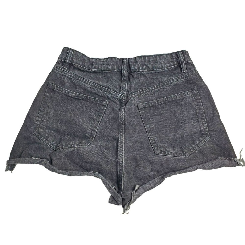 Zara Womens Sz 8 Cutoff Gray Denim Jean Shorts - Picture 3 of 3